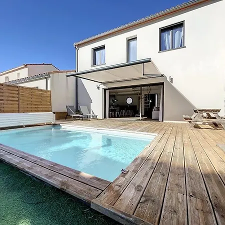 3102-villa 6 Couchages Avec Piscine * Elne